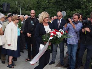 Zdjęcia z uroczystego odsłonięcia Pomnika Powstańców Warszawskich w Łodzi. Foto Marzena Kumosińska