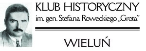 Znak graficzny Klubu Historycznego im. gen. S. Roweckiego „Grota” w Wieluniu