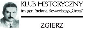 Znak graficzny Klubu Historycznego im. gen. S. Roweckiego „Grota” w Zgierzu