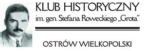 Znak graficzny Klubu Historycznego im. gen. Stefana Roweckiego „Grota” w Ostrowie Wielkopolskim