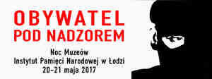 Znak graficzny Nocy Muzeów w IPN  w Łodzi 2017