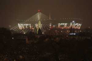 Akcja „Zapal Światło Wolności” w Warszawie, Stadion PGE Narodowy – 13 grudnia 2020. Fot. Piotr Życieński (IPN)
