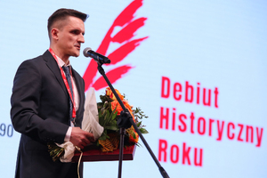 Finał konkursu „Najlepszy Debiut Historyczny Roku w zakresie historii najnowszej” – Warszawa 14 kwietnia 2023. Fot. Mikołaj Bujak (IPN)