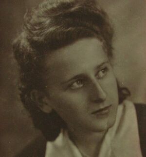 Na zdjęciu Sabina Świątek (zbiory rodzinne, rok 1946).