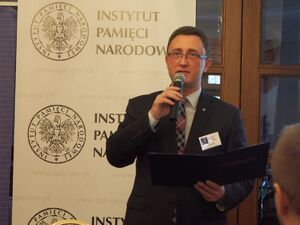 Dr Dariusz Rogout, dyrektor Oddziału IPN w Łodzi, inicjator konferencji