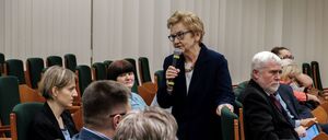 Prof. Maria Blomberg, przewodnicząca Rady Programowej Klubów im. gen. „Grota” w okręgu łódzko-kaliskim