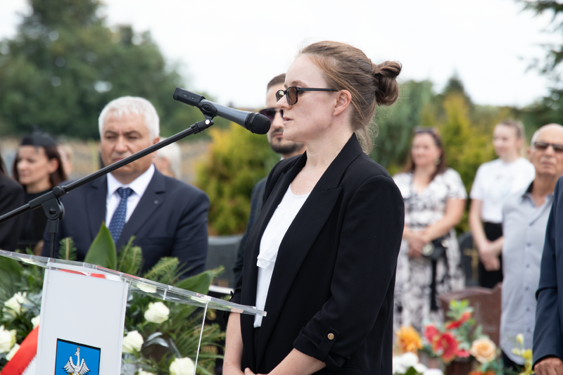 Uroczystości pogrzebowe żołnierzy ekshumowanych przez Instytut Pamięci Narodowej - Stary Ochędzyn, 2 września 2025 r.