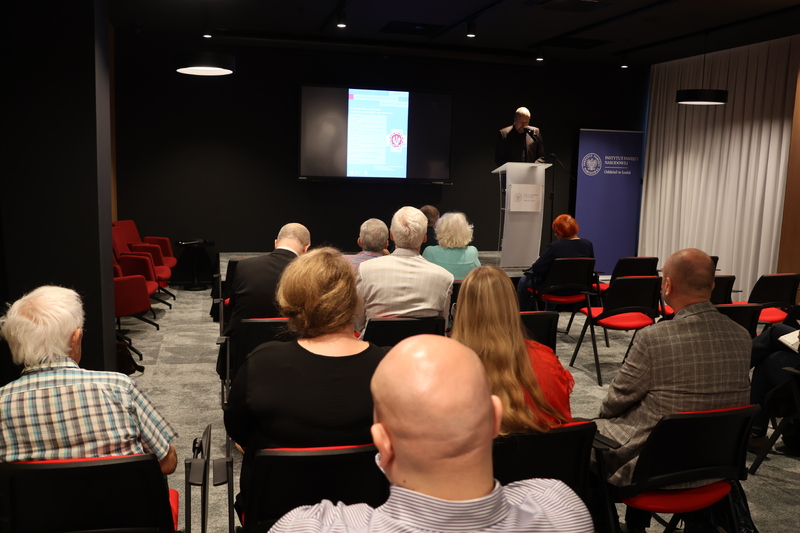 Konferencja popularnonaukowa „Bez wojny i dywersji” – w 80. rocznicę powstania Zrzeszenia Wolność i Niezawisłość - Łódź, 4 września 2025 r./ Fot. Michał Maciuk