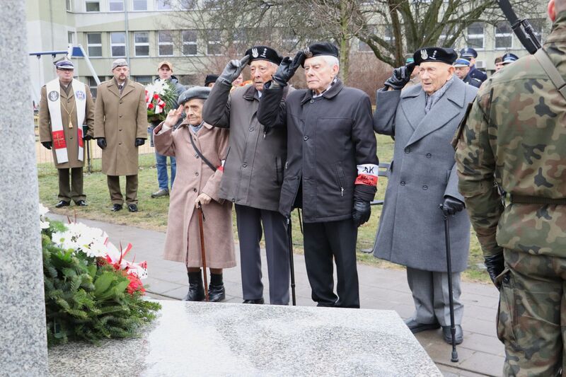 Łódzkie obchody Narodowego Dnia Pamięci Żołnierzy Armii Krajowej fot. Jacek Trajdos (IPN)