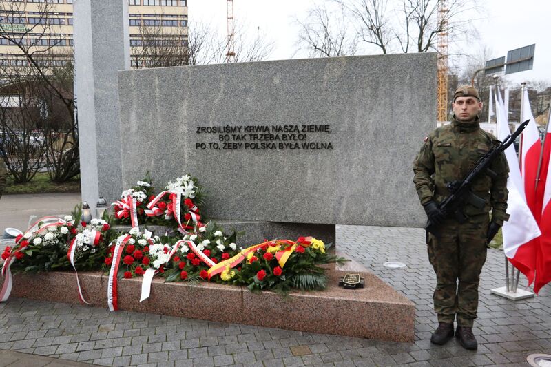 Łódzkie obchody Narodowego Dnia Pamięci Żołnierzy Armii Krajowej fot. Jacek Trajdos (IPN)