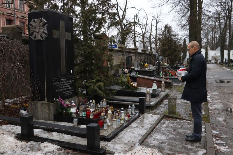 Łódzkie obchody Narodowego Dnia Pamięci Żołnierzy Armii Krajowej fot. Jacek Trajdos (IPN)