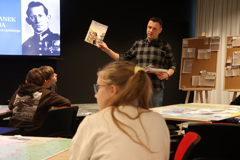 „Ferie z IPN” – warsztaty edukacyjne dla uczniów nt. obozu dla dzieci i młodzieży polskiej przy ul. Przemysłowej – Łódź, 12 lutego 2026 r. fot. Monika Łukaszewska