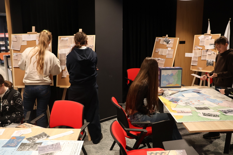 „Ferie z IPN” – warsztaty edukacyjne dla uczniów nt. obozu dla dzieci i młodzieży polskiej przy ul. Przemysłowej – Łódź, 12 lutego 2026 r. fot. Monika Łukaszewska