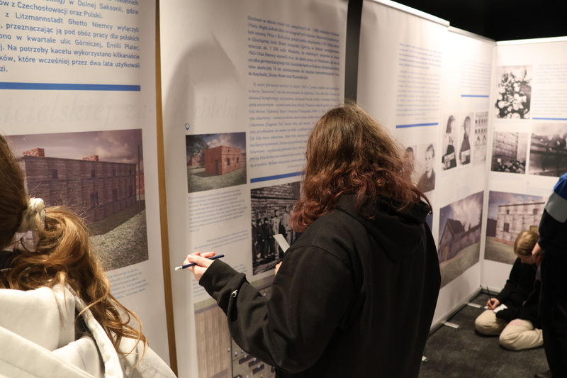 „Ferie z IPN” – warsztaty edukacyjne dla uczniów nt. obozu dla dzieci i młodzieży polskiej przy ul. Przemysłowej – Łódź, 12 lutego 2026 r. fot. Monika Łukaszewska