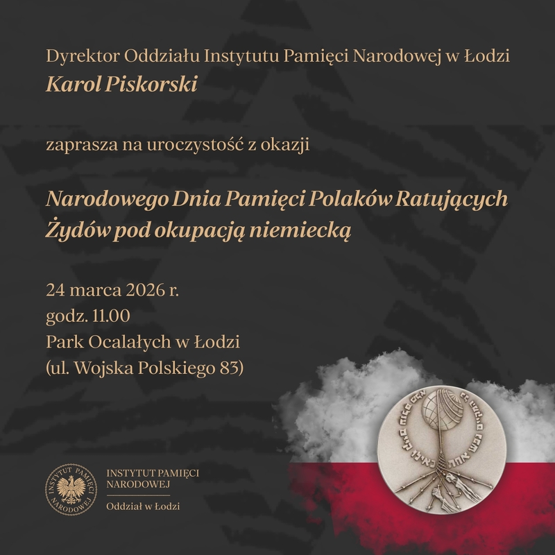 Narodowy Dzień Pamięci Polaków Ratujących Żydów pod okupacją niemiecką