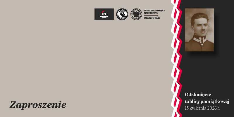 Odsłonięcie tablicy pamiątkowej - Pieczyska, 13 kwietnia 2026 r.