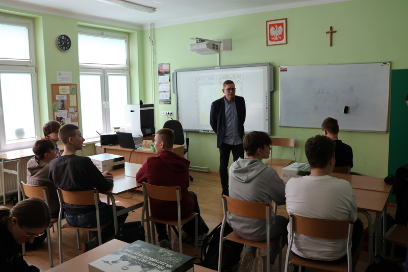 Warsztaty historyczne połączone z pokazem odcinka „Zwycięstwo” serialu „Szlak Nadziei. Bitwa o Monte Cassino” – Nowe, 21 maja 2026 r., fot. Michał Maciuk