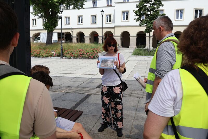 Terenowa lekcja historii „Losy dzieci w okupowanej Łodzi 1939-1945” – Łódź, 19 czerwca 2026 r., fot. Michał Maciuk (IPN)
