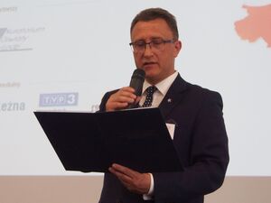 Konferencję otwiera dr Dariusz Rogut, dyrektor Oddziału IPN w Łodzi