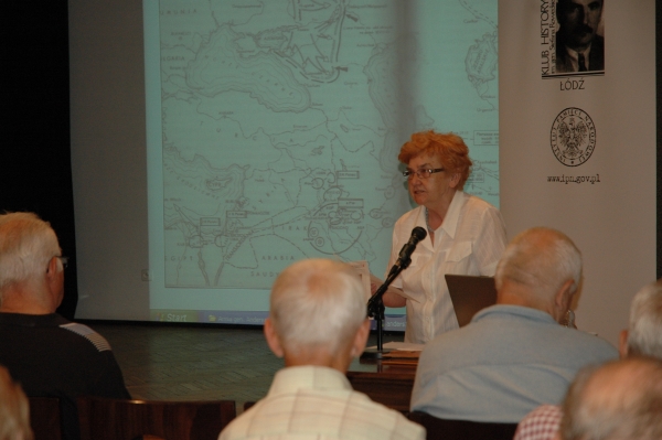 Spotkanie otworzyła prof. dr hab. Maria M. Blomberg, przewodnicząca Klubu im. gen. „Grota