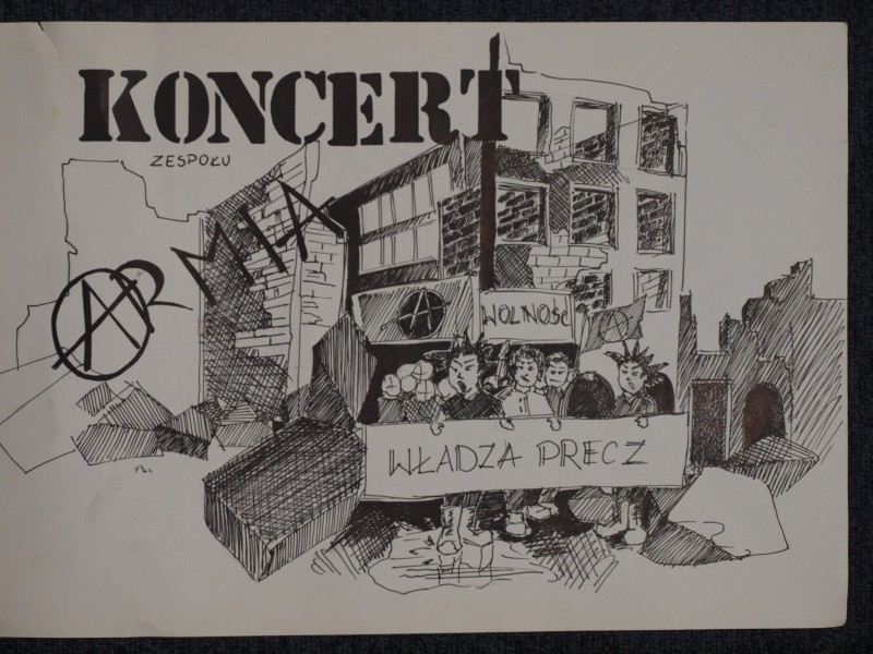 Praca Marii Wojtysiak (I LO w Sieradzu) pt. „Muzyka lat 80. – głosem młodych anarchistów