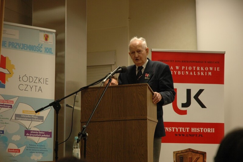 Mjr Zbysław Raczkiewicz, prezes ZO Łódź Światowego Związku Żołnierzy AK