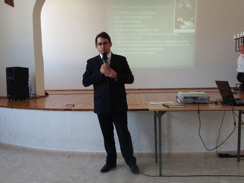 Wykład wygłosił dr Tomasz Domański, pracownik Delegatury IPN w Kielcach