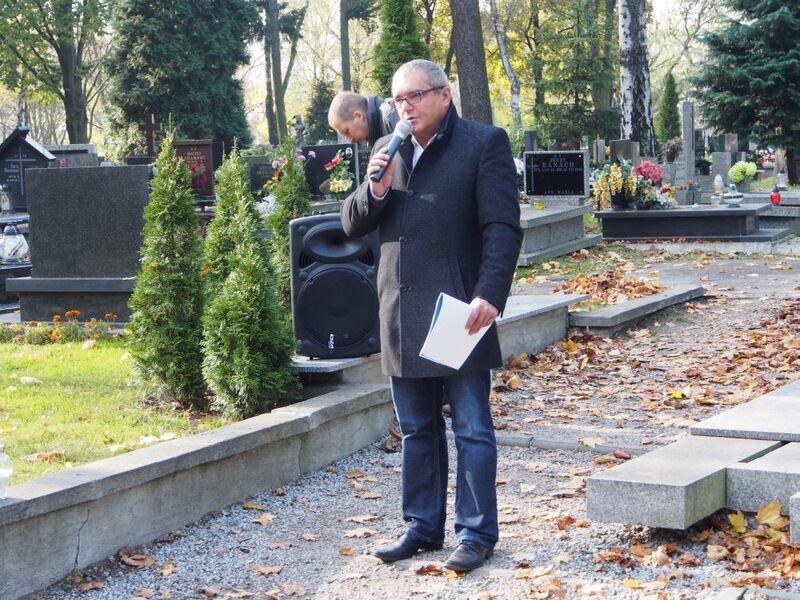 Tło historyczne przedstawił Marek Drużka, dyrektor łódzkiego oddziału IPN