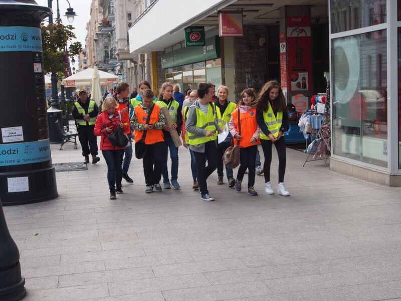 Przejście ulicą Piotrkowską