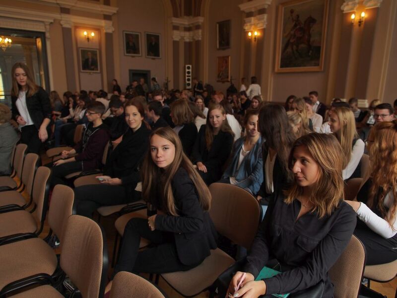 Uczniowie III LO im. Tadeusza Kościuszki w Łodzi