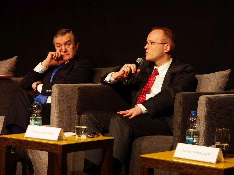 Od lewej: prof. Piotr Gliński, dr Łukasz Kamiński