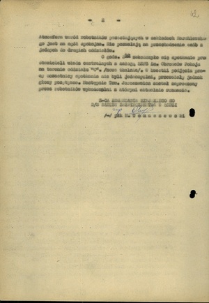 Meldunek o sytuacji na terenie Łodzi z dnia 15 lutego 1971 r. (sygn. AIPN Ld 0122/504, s. 42)