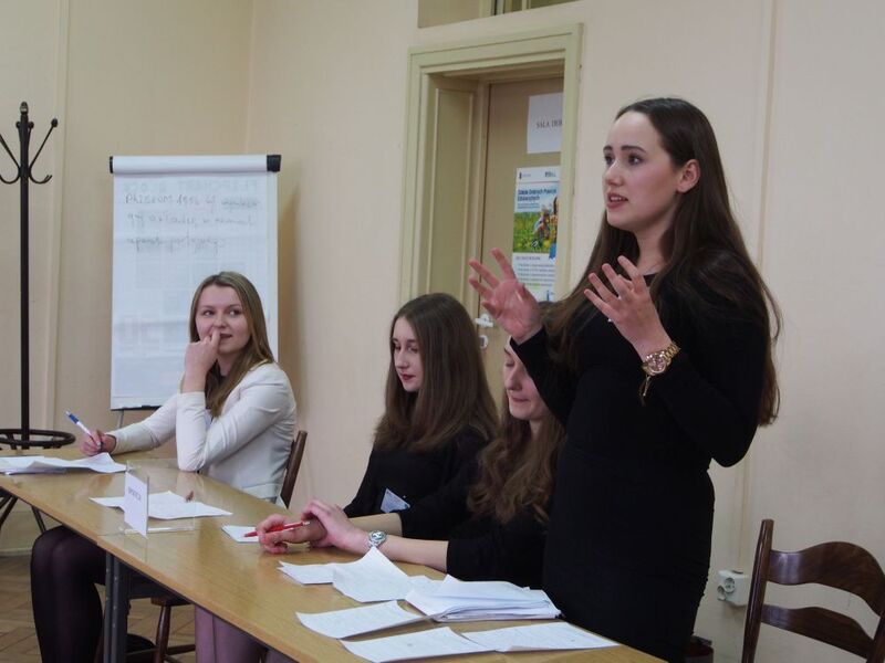 Drużyna z LO w Rawie Mazowieckiej