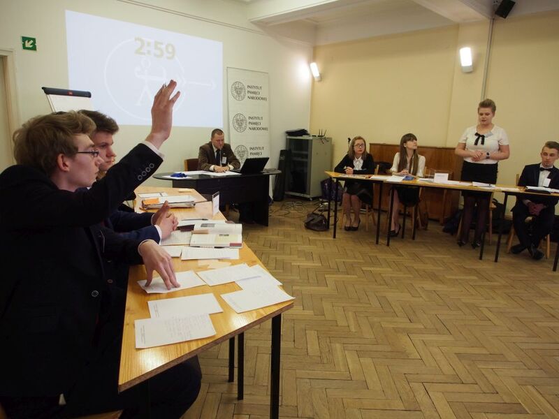 Finał I debaty oksfordzkiej w Łodzi