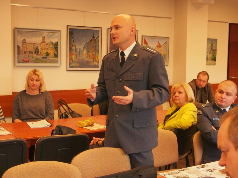 Wystąpienie kpt. Bartłomieja Turbiarza, rzecznika prasowego dyrektora okręgowego Służby Więziennej w Łodzi