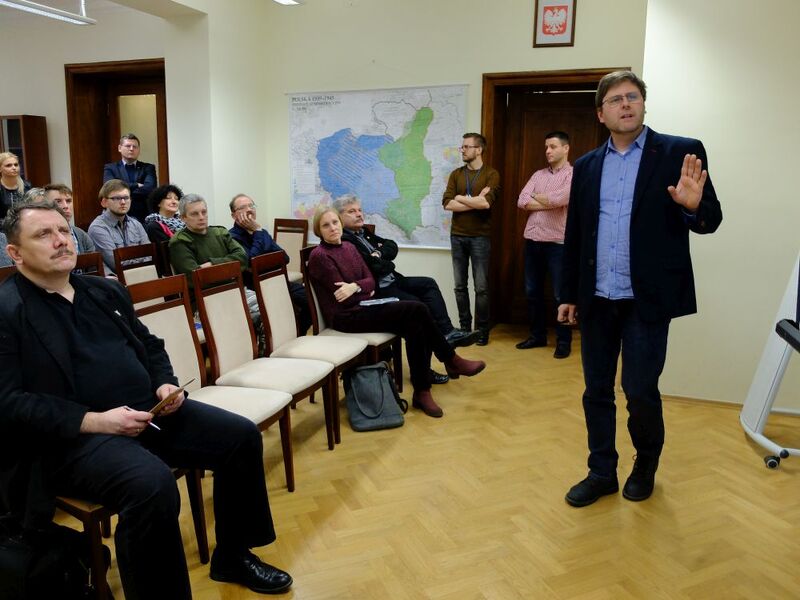 Wystąpienie Grzegorza Nawrota (OBEP IPN w Łodzi) 