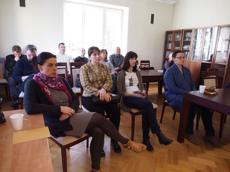 Uczestnicy warsztatów w Oddziale IPN w Łodzi 