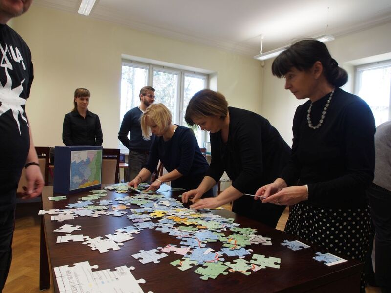 Uczestnicy warsztatów odbywających się w Oddziale IPN w Łodzi 