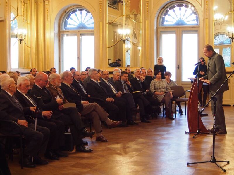 Zdjęcia z gali podsumowującej IV edycję nagrody honorowej „Świadek Historii” w Łodzi