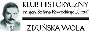 Znak graficzny Klubu Historycznego im. gen. Stefana Roweckiego „Grota” w Zduńskiej Woli