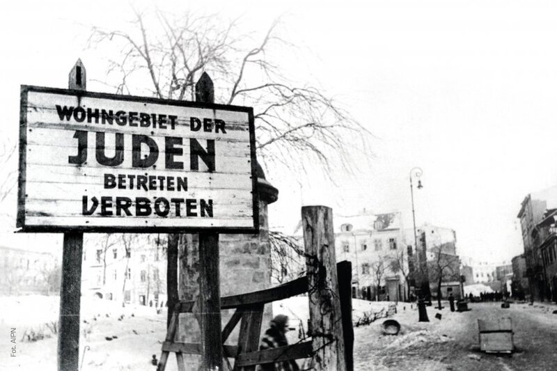 Zdjęcie archiwalne z Litzmannstadt Getto