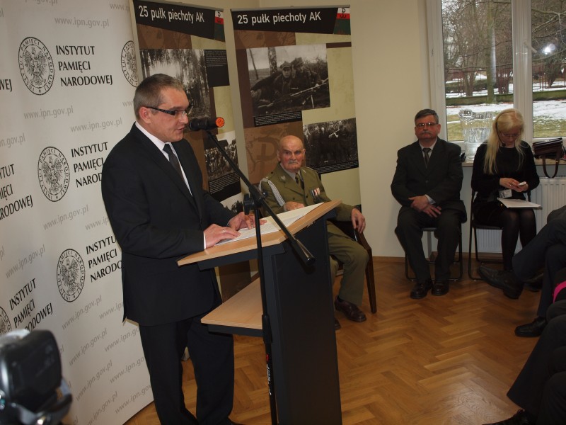 Wystąpienie Marka Drużki, dyrektora Oddziału IPN w Łodzi